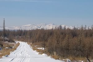 白頭山の冬